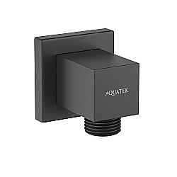 Подключение для шланга Aquatek AQ2458MB черный матовый купить в интернет-магазине сантехники Sanbest