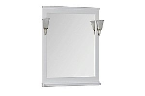 Зеркало Aquanet Валенса 70 белый в ванную от интернет-магазине сантехники Sanbest