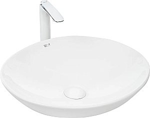 Накладная раковина WeltWasser WW ELBACH 1025 49 белая купить в интернет-магазине Sanbest