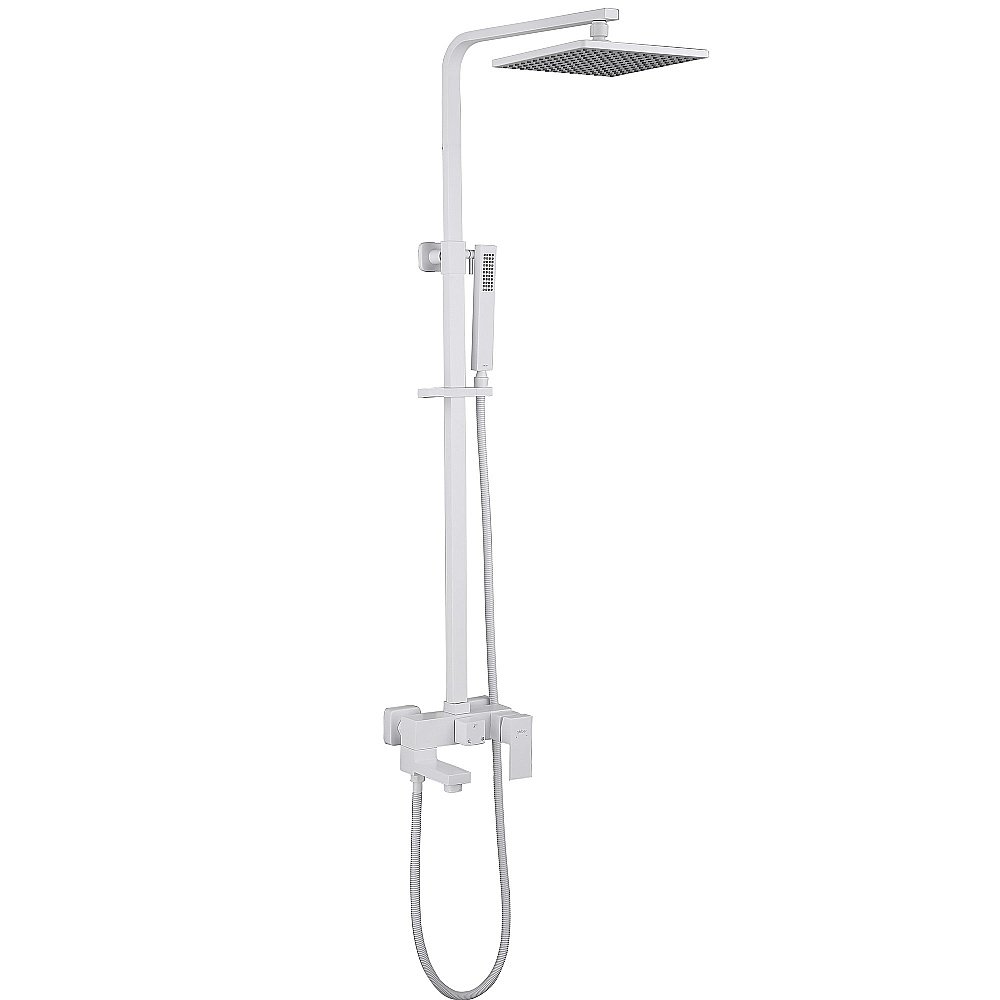 Душевая система ABBER Daheim AF8216WL белая матовая купить в интернет-магазине сантехники Sanbest