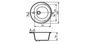 Мойка кухонная MIXLINE ML-GM11 525068 песочный купить в интернет-магазине сантехники Sanbest