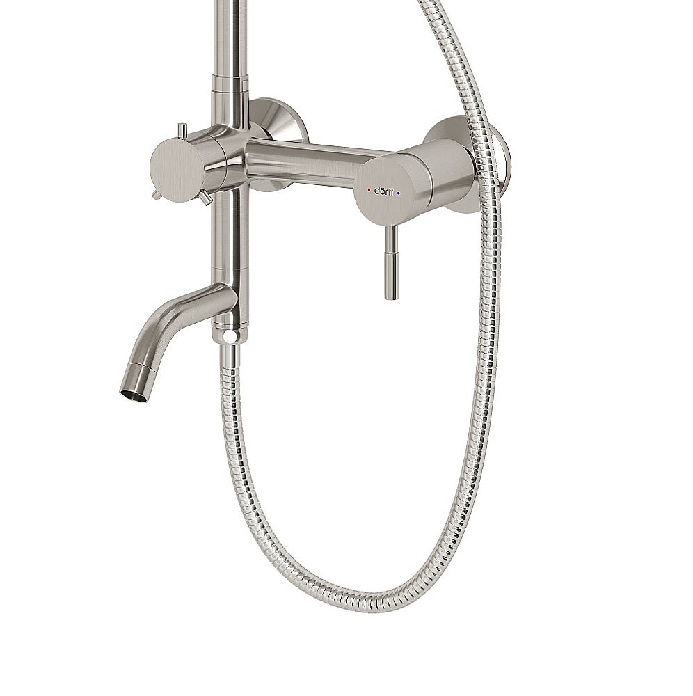 Душевая система Dorff Logic D0703000SS сталь купить в интернет-магазине сантехники Sanbest