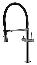 Смеситель для кухни Boheme UNO 115-SGM глянцевый графит купить в интернет-магазине сантехники Sanbest