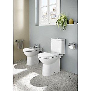 Унитаз напольный Roca Debba ROUND 34299P00Y безободковый, с бачком купить в интернет-магазине Sanbest