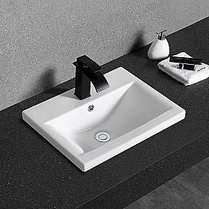 Раковина Ceramalux N 71,5 9393-70 белая купить в интернет-магазине Sanbest