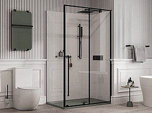 Верхний душ Allen Brau Infinity 5.21A19-31 черный матовый купить в интернет-магазине сантехники Sanbest