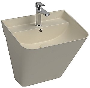 Раковина ISVEA Sott'Aqua 50 10SQ37002SV-2K слоновая кость матовый купить в интернет-магазине Sanbest