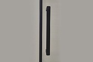 Душевая дверь Royal Bath BERN-V 100 RB 100-T-BL стекло прозрачное/профиль черный купить в интернет-магазине Sanbest