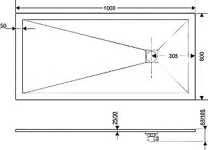 Душевой поддон RGW Stone Tray ST-Co 16152810-10 80x100 серый купить в интернет-магазине Sanbest
