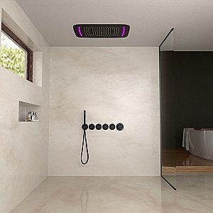 Душевая система Timo Saona SX-2319/03SM черная матовая купить в интернет-магазине сантехники Sanbest