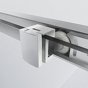 Душевой уголок Vincea Garda VSS-1G8090CLBN 90x80 профиль брашированный никель/стекло прозрачное купить в интернет-магазине Sanbest