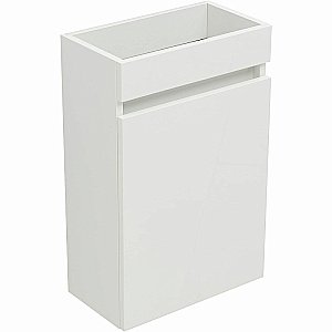 Тумба с раковиной Aquanet Вега 40 329129 белая для ванной в интернет-магазине Sanbest