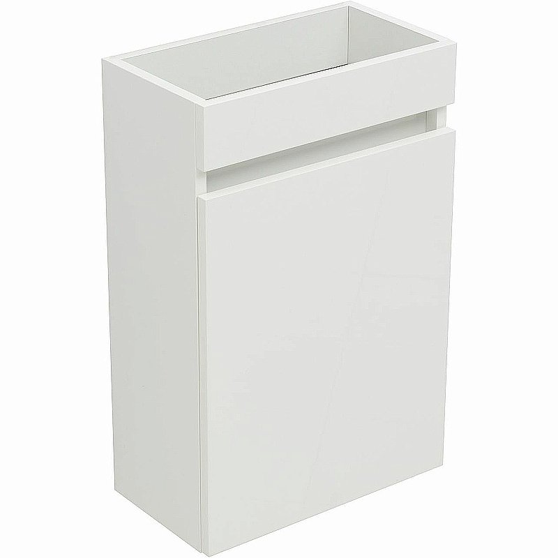 Тумба с раковиной Aquanet Вега 40 329129 белая для ванной в интернет-магазине Sanbest