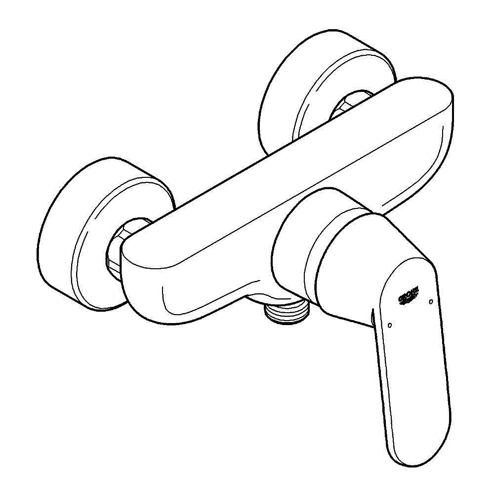 Смеситель для душа Grohe Eurosmart Cosmopolitan 32837000 хром купить в интернет-магазине сантехники Sanbest