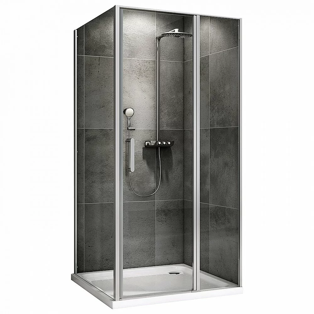 Душевой уголок ABBER Sonnenstrand AG04140S-S90 стекло прозрачное/профиль хром купить в интернет-магазине Sanbest