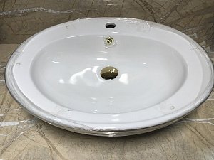 Раковина Ceramalux Luxe Classic 2150G купить в интернет-магазине Sanbest