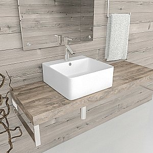 Раковина Esbano Circon 40 ESRNCIRC40W белая купить в интернет-магазине Sanbest