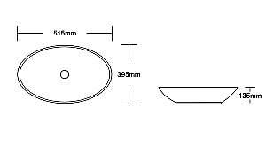 Раковина накладная CeruttiSpa 51,5 CR0019 белая купить в интернет-магазине Sanbest