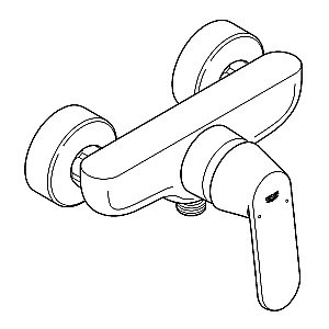 Смеситель для душа Grohe Eurosmart Cosmopolitan 32837000 хром купить в интернет-магазине сантехники Sanbest