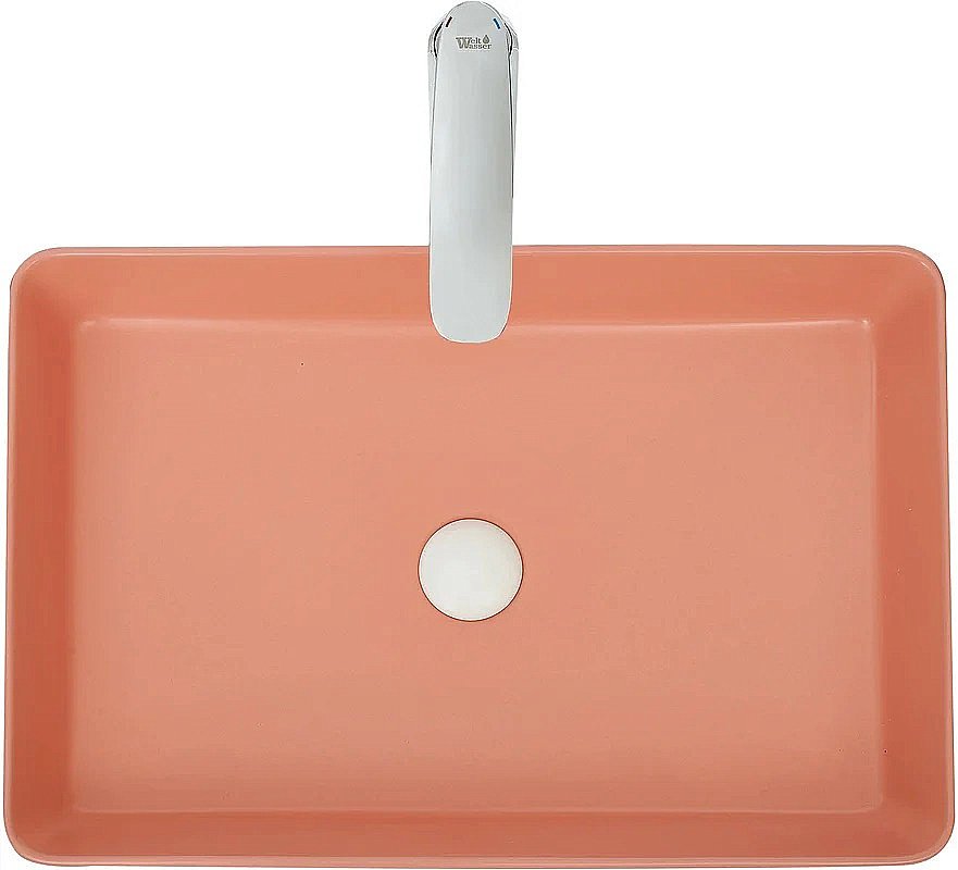 Раковина накладная WeltWasser WW ELBACH 2174 MP 60 розовая матовая купить в интернет-магазине Sanbest
