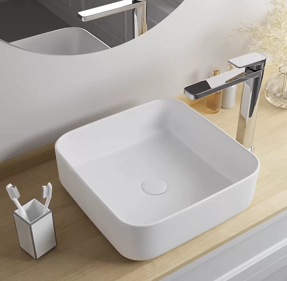 Раковина Iddis Bridge BRIWM04i27 40 белая матовая купить в интернет-магазине Sanbest