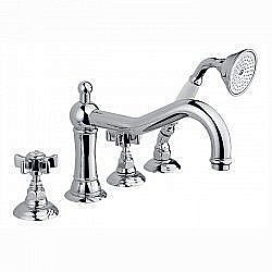 Смеситель для ванны Nicolazzi Dames Anglaises 1449CR18 хром купить в интернет-магазине сантехники Sanbest