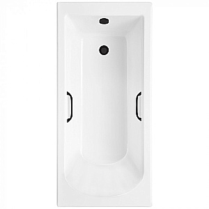 Ванна Delice Scandi DLR330030RB-G 180х75 белая/ручки черные купить в интернет-магазине Sanbest