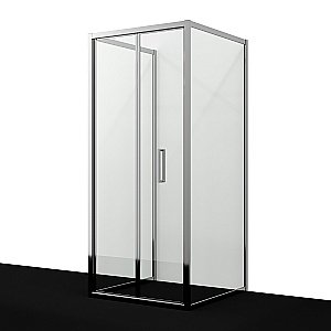 Душевой уголок WasserKRAFT Weser 78F 78F43 90х90 профиль серебристый/стекло прозрачное купить в интернет-магазине Sanbest