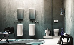 Раковина подвесная Azzurra Nativo 35 NAT200/0bi*0  белая купить в интернет-магазине Sanbest