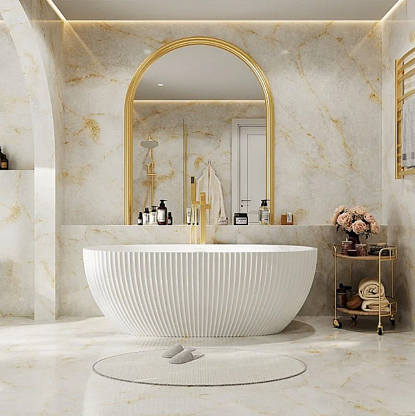 Ванна акриловая Grossman Cristal 170х80 GR-2504F белая купить в интернет-магазине Sanbest