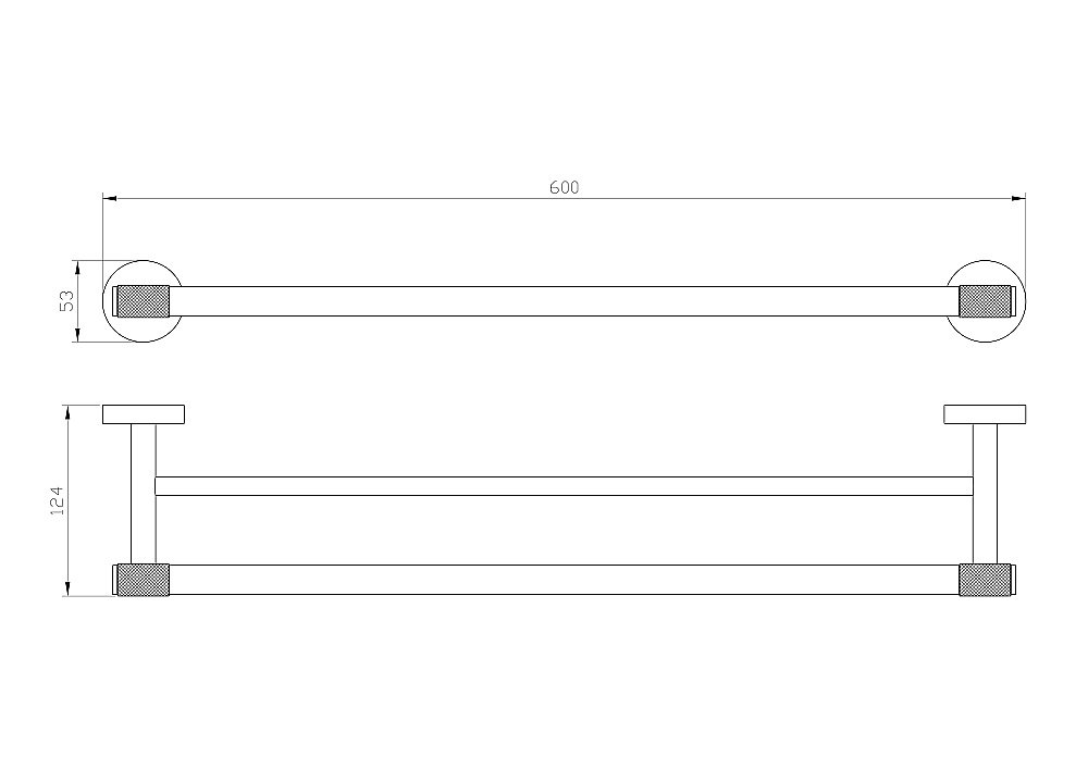 Полотенцедержатель двойной WONZON & WOGHAND MAJESTIC WW-9211 черный/золото купить в интернет-магазине сантехники Sanbest