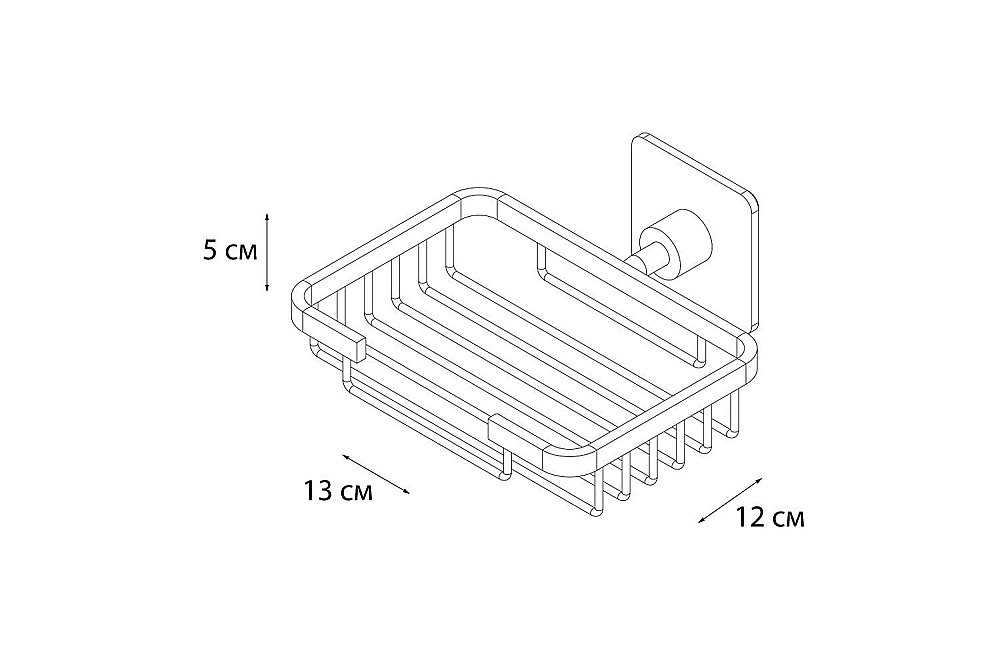 Мыльница FIXSEN SQUARE FX-93109 купить в интернет-магазине сантехники Sanbest