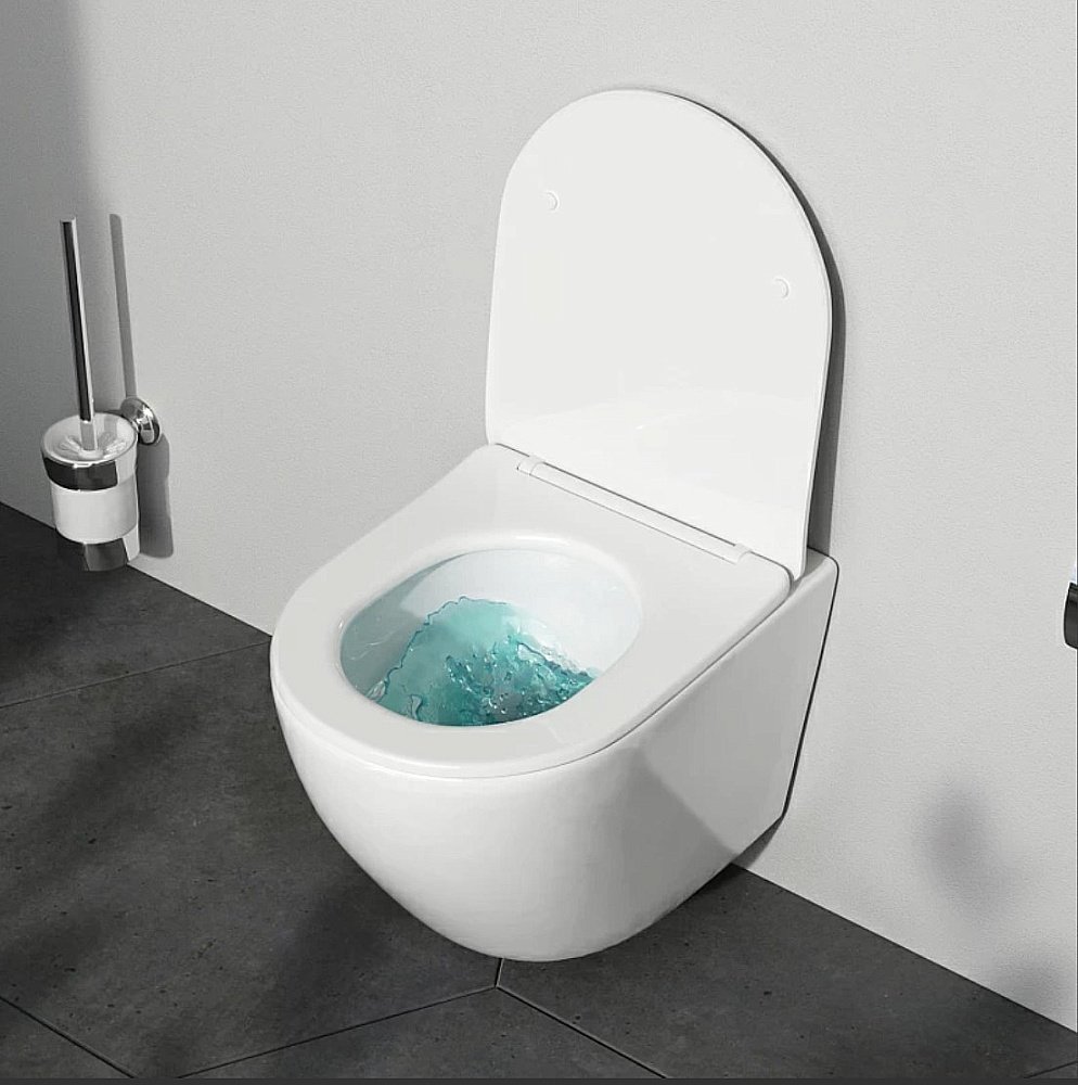 Унитаз подвесной AM.PM Like C801900SC белый, безободковый купить в интернет-магазине Sanbest