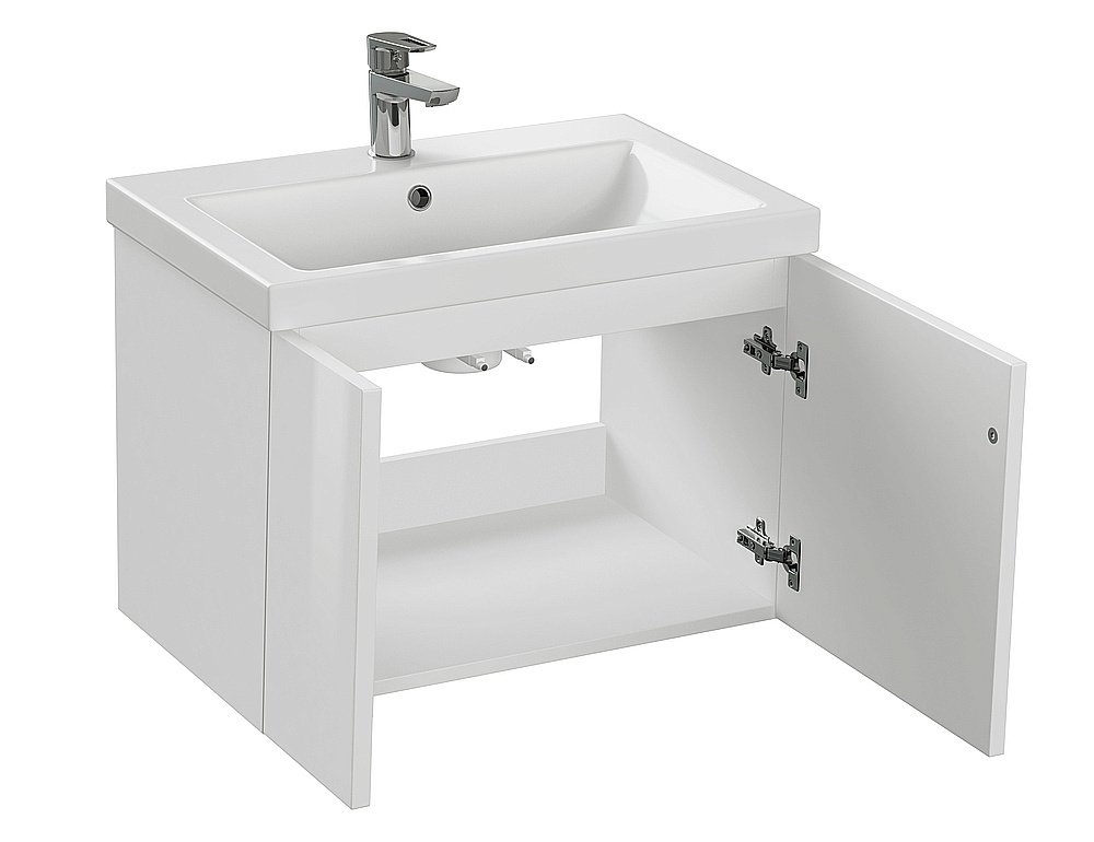 Мебель для ванной CERSANIT COLOUR 60 белый для ванной в интернет-магазине Sanbest