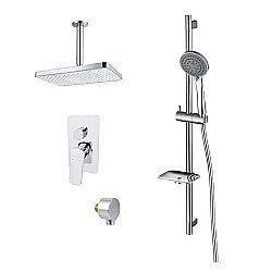 Душевая система Aquatek Вега AQ1075CR хром купить в интернет-магазине сантехники Sanbest