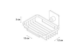 Мыльница FIXSEN SQUARE FX-93109 купить в интернет-магазине сантехники Sanbest