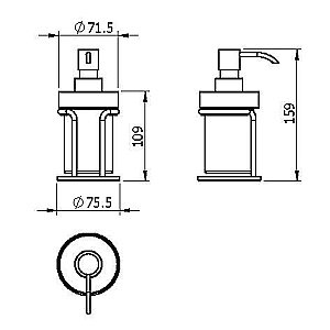 Диспенсер Langberger Accessories 10923A купить в интернет-магазине сантехники Sanbest