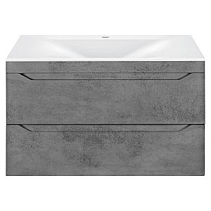 Тумба с раковиной Vincea FINE 80 бетон для ванной в интернет-магазине Sanbest