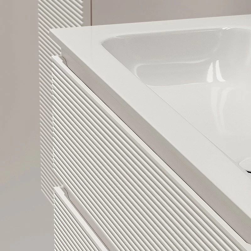 Тумба с раковиной Sancos Folk 120 FL120W Bianco для ванной в интернет-магазине Sanbest