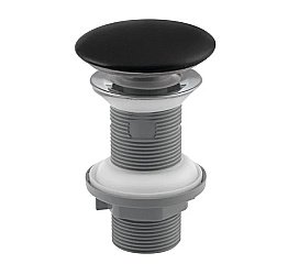 Донный клапан ISVEA Complementaries 38TP0163I черный матовый купить в интернет-магазине сантехники Sanbest