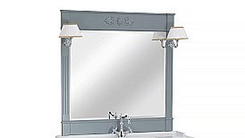 Зеркало Migliore Kantri 26747 112х110 Antracite Anticato в ванную от интернет-магазине сантехники Sanbest