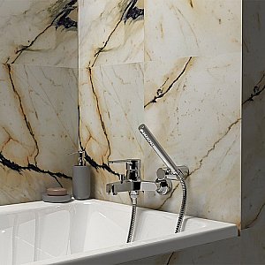 Смеситель для ванны PAINI Le Mans 90CR1052SKM хром купить в интернет-магазине сантехники Sanbest