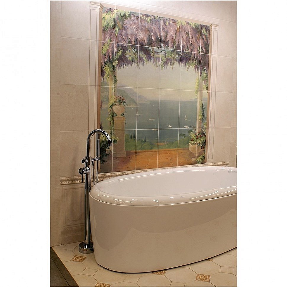 Смеситель для ванны PAINI Cox 78CR136LM хром купить в интернет-магазине сантехники Sanbest