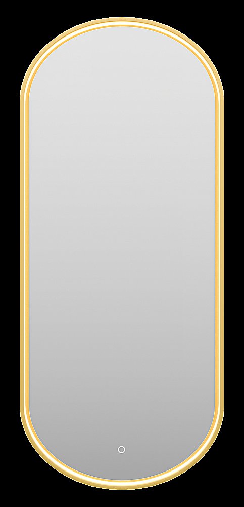 Зеркало Misty SATURN 115x50 золото в ванную от интернет-магазине сантехники Sanbest