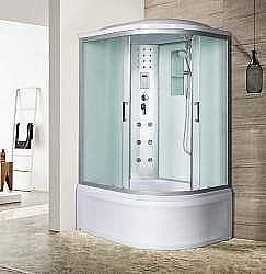 Душевая кабина RIVER DUNAY 44 120х80 стекло матовое/левая купить в интернет-магазине сантехники Sanbest