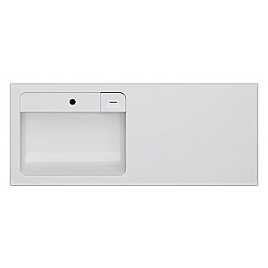 Тумба с раковиной AM.PM X-JOY 60-120 напольная левая,белый глянец для ванной в интернет-магазине Sanbest