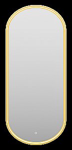 Зеркало Misty SATURN 115x50 золото в ванную от интернет-магазине сантехники Sanbest