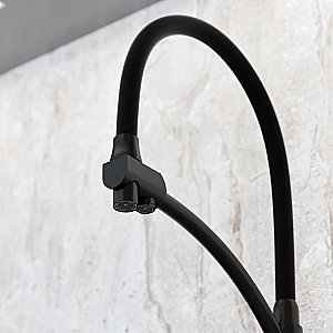 Смеситель для кухни Sancos Eri SC4001MB черный матовый купить в интернет-магазине сантехники Sanbest