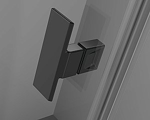 Душевая дверь Radaway Nes 8 Black DWD I 85 40+45 стекло прозрачное/профиль черный матовый купить в интернет-магазине Sanbest