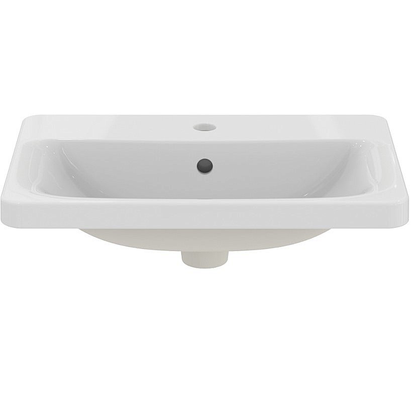 Раковина врезная сверху столешницы Ideal Standard Connect 58 E504401 белая купить в интернет-магазине Sanbest